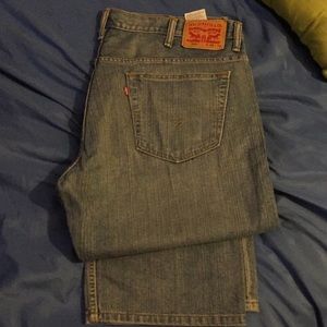 Levi blue straight leg 569 jeans